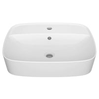 [1837000.020] Parksville Above Counter Sink With Centre Hole Only - White
