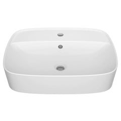 [1837000.020] Parksville Above Counter Sink With Centre Hole Only - White