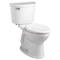 [211AA154.020] Champion Pro Two-Piece 1.28 gpf/4.8 Lpf Chair Height Elongated Toilet Less Seat with Lined Tank - White