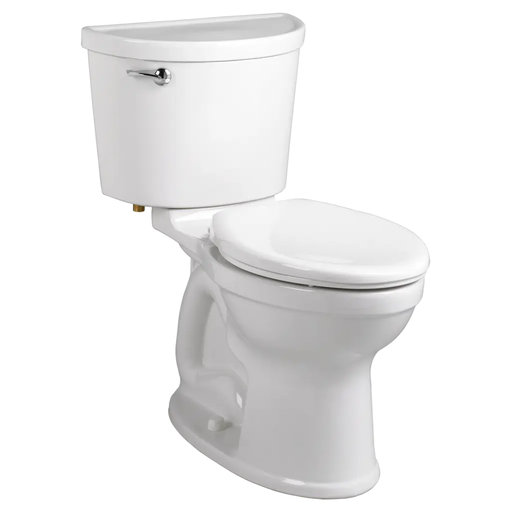 Toilette Champion® PRO, 2 pièces, 1,28 gpc/4,8 lpc, à cuvette allongée à hauteur de chaise et réservoir avec doublure, sans siège // BLANC // 135035_Image_211AA154.020_CHAMPION_Toilet_0_CDNwebp.webp