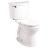 [211BA154.020] Champion Pro Two-Piece 1.28 gpf/4.8 Lpf Chair Height Round Front Toilet Less Seat with Lined Tank - White