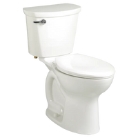 [215BA154.020] Cadet Pro Two-Piece 1.28 gpf/4.8 Lpf Chair Height Round Front Toilet Less Seat with Lined Tank - White