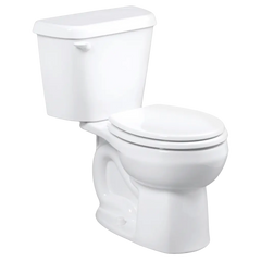 [221DA154.020] Colony Two-Piece 1.28 gpf/4.8 Lpf Standard Height Round Front Toilet Less Seat with Lined Tank - White