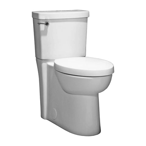 Toilette Studio® à jupe, 2 pièces, 1,28 gpc/4,8 lpc, à cuvette au devant rond à hauteur de chaise avec siège
