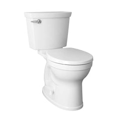 [2793528NT.020] Champion 4 Two-Piece 1.28 gpf/4.8 Lpf Chair Height Elongated Complete Toilet With Seat and Lined Tank - White