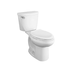 [3470528CN.020] Mainstream Two-Piece 1.28 GPF/4.8 Lpf Chair Height Elongated Complete Toilet With Seat and Lined Tank - White