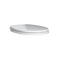 [5256B65CL.020] Slow-Close Lift-Off Bottom-Mount Round Toilet Seat with EverClean - White