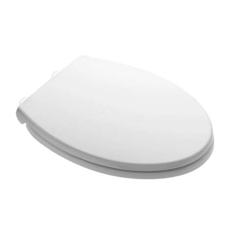 Siège pour toilette allongée à fixation par le bas et à fermeture lente, avec EverClean®