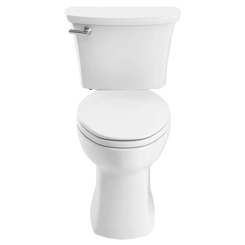 Toilette complète Edgemere, 2 pièces, 1,28 gpc/4,8 lpc, à cuvette au devant rond à hauteur de chaise, avec siège