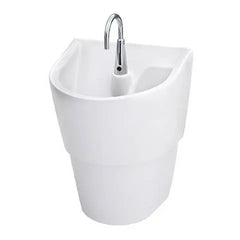 [9118AC.020] ICU Sink System with AC Powered Hands-Free Faucet - White