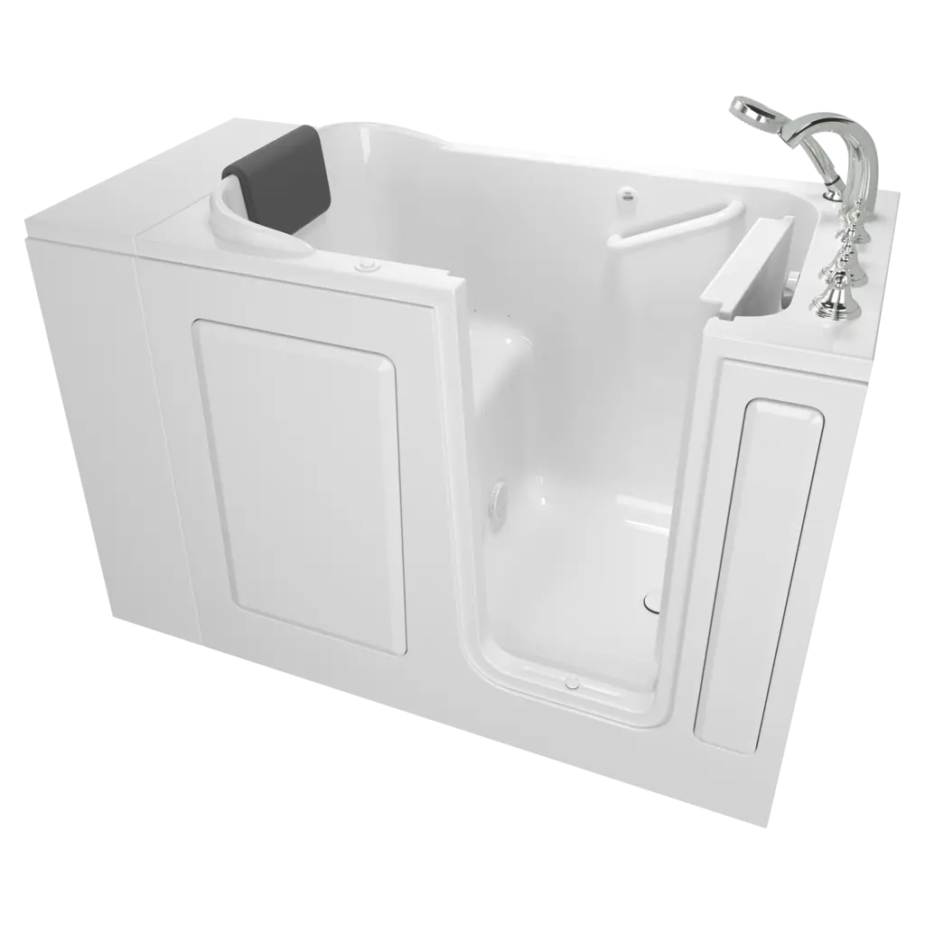 Baignoire à porte de 28 x 48 pouces avec système de spa à air, série gelcoat de première qualité - Vidange à droite avec robinet // BLANC // 135159_Image_C2848.109.ARW_GELCOAT_WIT_Walk-in_0_CDNwebp.webp