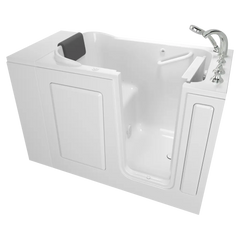 [C2848.109.ARW] Gelcoat Premium Series 28 x 48-Inch Walk-in Tub With Air Spa System - Right-Hand Drain With Faucet - Linen