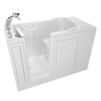 [C2848.509.WLW] Gelcoat Value Series 28 x 48-Inch Walk-in Tub With Whirlpool System - Left-Hand Drain With Faucet - White
