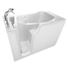 [C3052.509.CLW] Gelcoat Value Series 30 x 52-Inch Walk-in Tub With Combination Air Spa and Whirlpool Systems - Left-Hand Drain With Faucet - White