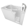 [C3052.509.CRW] Gelcoat Value Series 30 x 52-Inch Walk-in Tub With Combination Air Spa and Whirlpool Systems - Right-Hand Drain With Faucet - White