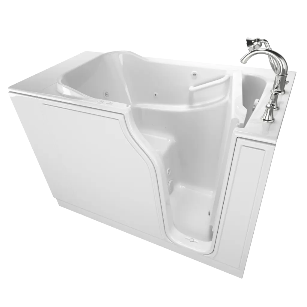 Baignoire à porte 30 x 52 pouces, série gelcoat de performance avec systèmes combinés de spa à air et à remous - Vidange à droite avec robinet // BLANC // 135191_Image_C3052.509.CRW_AS_WALK_IN_TUBS_Walk-in_0_CDNwebp.webp
