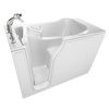 [C3052.509.WLW] Gelcoat Value Series 30 x 52-Inch Walk-in Tub With Whirlpool System - Left-Hand Drain With Faucet - White