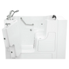 [C3052OD.109.CLW-PC] Gelcoat Premium Series 30 x 52-Inch Walk-in Tub With Combination Air Spa and Whirlpool Systems - Left-Hand Drain With Faucet - White