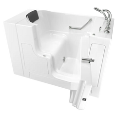 [C3052OD.109.SRW-PC] Gelcoat Premium Series 30 x 52-Inch Walk-in Tub With Soaking Bath - Right-Hand Drain With Faucet - White