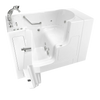 [C3052OD.709.CRW-PC] Gelcoat Value Series 30 x 52-Inch Walk-in Tub With Combination Air Spa and Whirlpool Systems - Right-Hand Drain With Faucet - White
