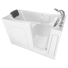 [C3060.109.ARW] Gelcoat Premium Series 30 x 60 -Inch Walk-in Tub With Air Spa System - Right-Hand Drain With Faucet - White