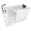 [C3060.109.CLW] Gelcoat Premium Series 30 x 60 -Inch Walk-in Tub With Combination Air Spa and Whirlpool Systems - Left-Hand Drain With Faucet - White