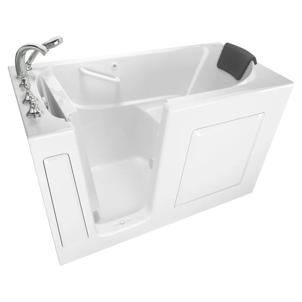Baignoire à porte 30 x 60 pouces, série gelcoat de performance avec système de trempage - Vidange à droite avec robinet // BLANC // 135218_Image_C3060.109.SRW_GELCOAT_WIT_Walk-in_0_CDNwebp.webp
