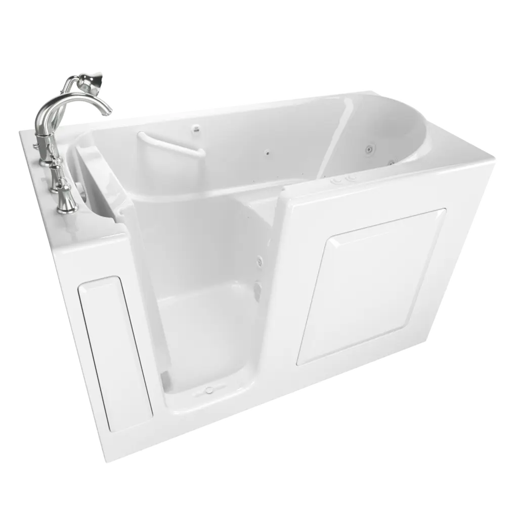 Baignoire à porte 30 x 60 pouces, série gelcoat de performance avec systèmes combinés de spa à air et à remous - Vidange à gauche avec robinet // BLANC // 135219_Image_C3060.509.CLW_AS_WALK_IN_TUBS_Walk-in_0_CDNwebp.webp
