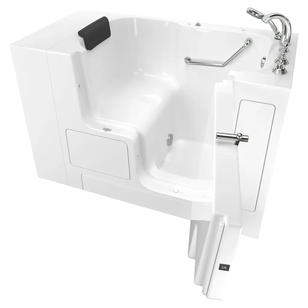Baignoire à porte 32 x 52 pouces, série gelcoat de première qualité avec système de trempage - Vidange à droite avec robinet // BLANC // 135228_Image_C3252OD.109.SRW-PC_GELCOAT_WIT_Walk-in_0_CDNwebp.webp
