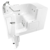 [C3252OD.709.CLW-PC] Gelcoat Value Series 32 x 52-Inch Walk-in Tub With Combination Air Spa and Whirlpool Systems - Left-Hand Drain With Faucet - White