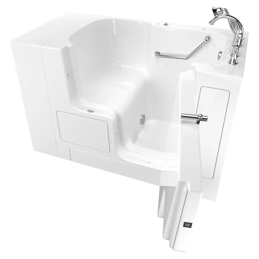 Baignoire à porte 32 x 52 pouces, série gelcoat de performance avec système de trempage - Vidange à droite avec robinet // BLANC // 135239_Image_C3252OD.709.SRW-PC_GELCOAT_WIT_Walk-in_0_CDNwebp.webp
