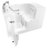 [C3252OD.709.WLW-PC] Gelcoat Value Series 32 x 52-Inch Walk-in Tub With Whirlpool System - Left-Hand Drain With Faucet - White
