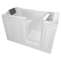 [C3260.219.SLW] Acrylic Luxury Series 32 x 60-Inch Walk-in Tub With Soaking Bath - Left-Hand Drain With Faucet - White