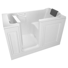 [C3260.219.WLW] Acrylic Luxury Series 32 x 60-Inch Walk-in Tub With Whirlpool System - Left-Hand Drain With Faucet - White