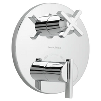 [T431740.002] Boulevard 2-Handle Thermostatic Shower Valve Trim - Brushed Nickel