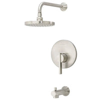 Boulevard 1.75 GPM Tub and Shower Trim Kit with Water-Saving Showerhead and Pressure Balance Cartridge with Lever Handle //   BRUSHED NICKEL // 135275_Image_TU431508.295_BOULEVARD_BathTrim_CDNwebp.webp