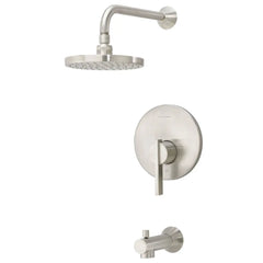 Boulevard 1.75 GPM Tub and Shower Trim Kit with Water-Saving Showerhead and Pressure Balance Cartridge with Lever Handle //   BRUSHED NICKEL // 135275_Image_TU431508.295_BOULEVARD_BathTrim_CDNwebp.webp