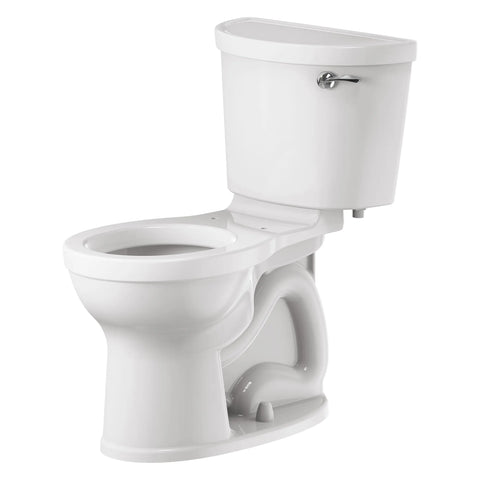 Champion® PRO - toilette deux pièces 1,28 gpc/4,8 lpc, à hauteur de chaise, devant rond, levier de déclenchement à droite, sans siège 