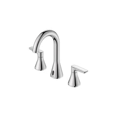 Aspirations 8-Inch Touchless Widespread Bathroom Faucet 1.2 gpm/4.5 L/min With Lever Handles // CHROME // 155524_Aspirations_SiloLeft_7061857.002_0001_Jan2023_CDNwebp.webp