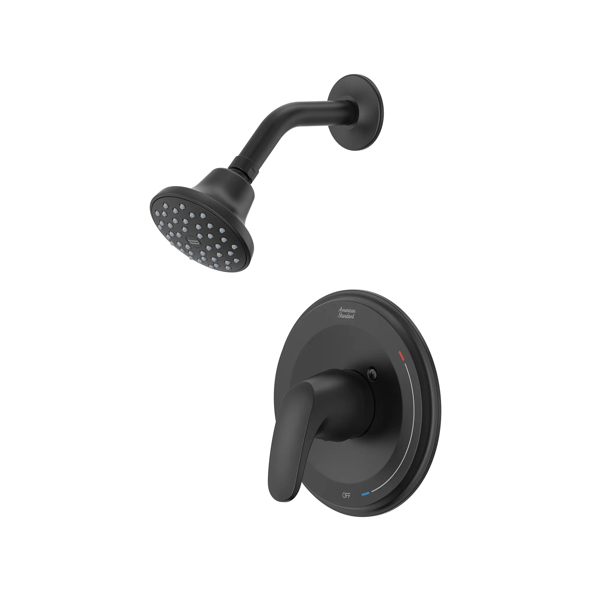 Colony® PRO - Ensemble de robinetterie pour douche 1,75 gpm/6,6 L/min incluant une pomme de douche à économie d'eau, une cartouche à pression équilibrée en double céramique et une poignée à levier // SHOWER / MATTE BLACK // 166345_Colony_SiloLeft_TU075507.243_0001_Aug2023_0_CDNwebp_93047279-d729-42f9-a63a-126fca569d22.webp