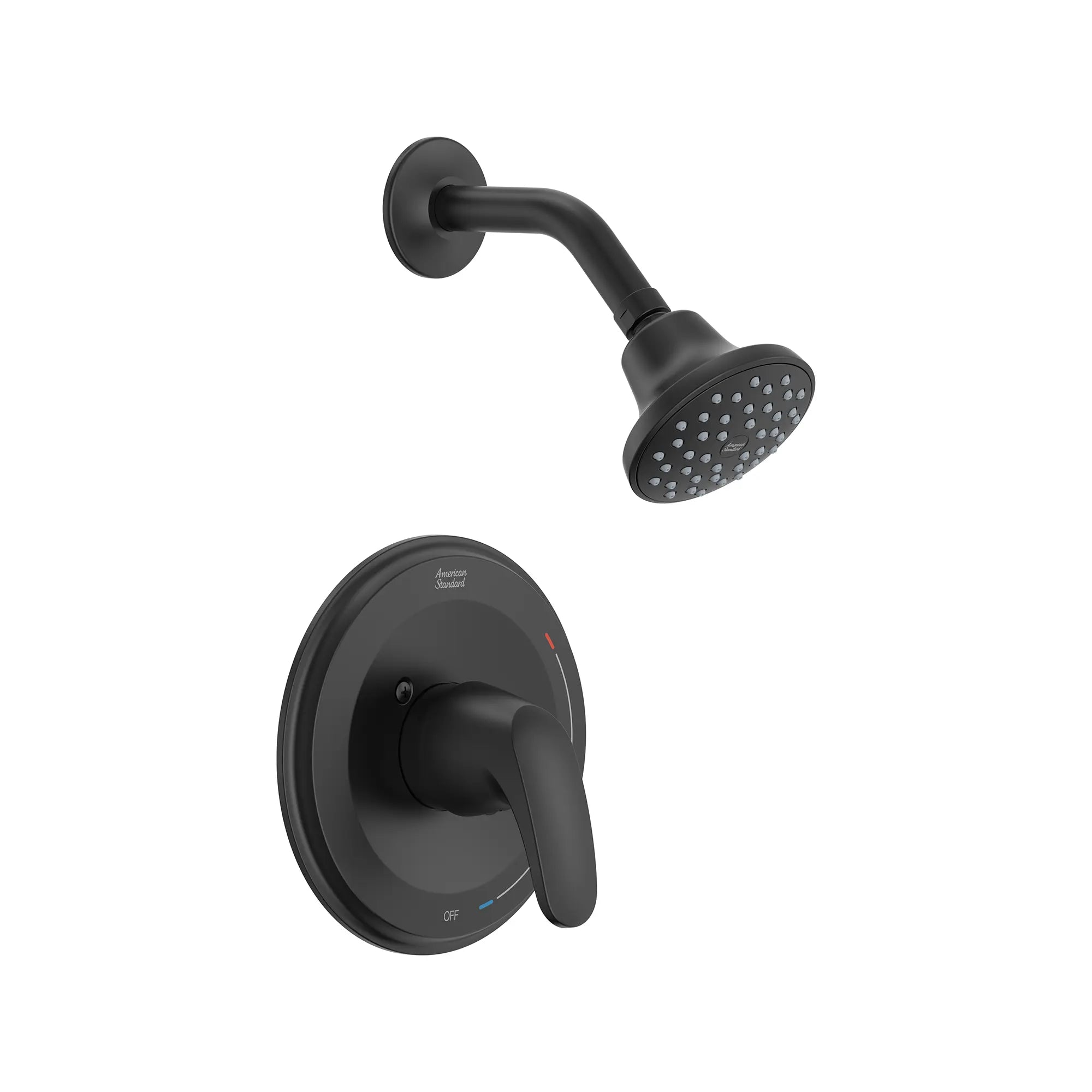 Colony® PRO - Ensemble de robinetterie pour douche 1,75 gpm/6,6 L/min incluant une pomme de douche à économie d'eau, une cartouche à pression équilibrée en double céramique et une poignée à levier // SHOWER / MATTE BLACK // 166379_Colony_SiloRight_TU075507.243_0001_Aug2023_0_CDNwebp_65734e5b-5661-4583-b927-c94ca2a712fb.webp
