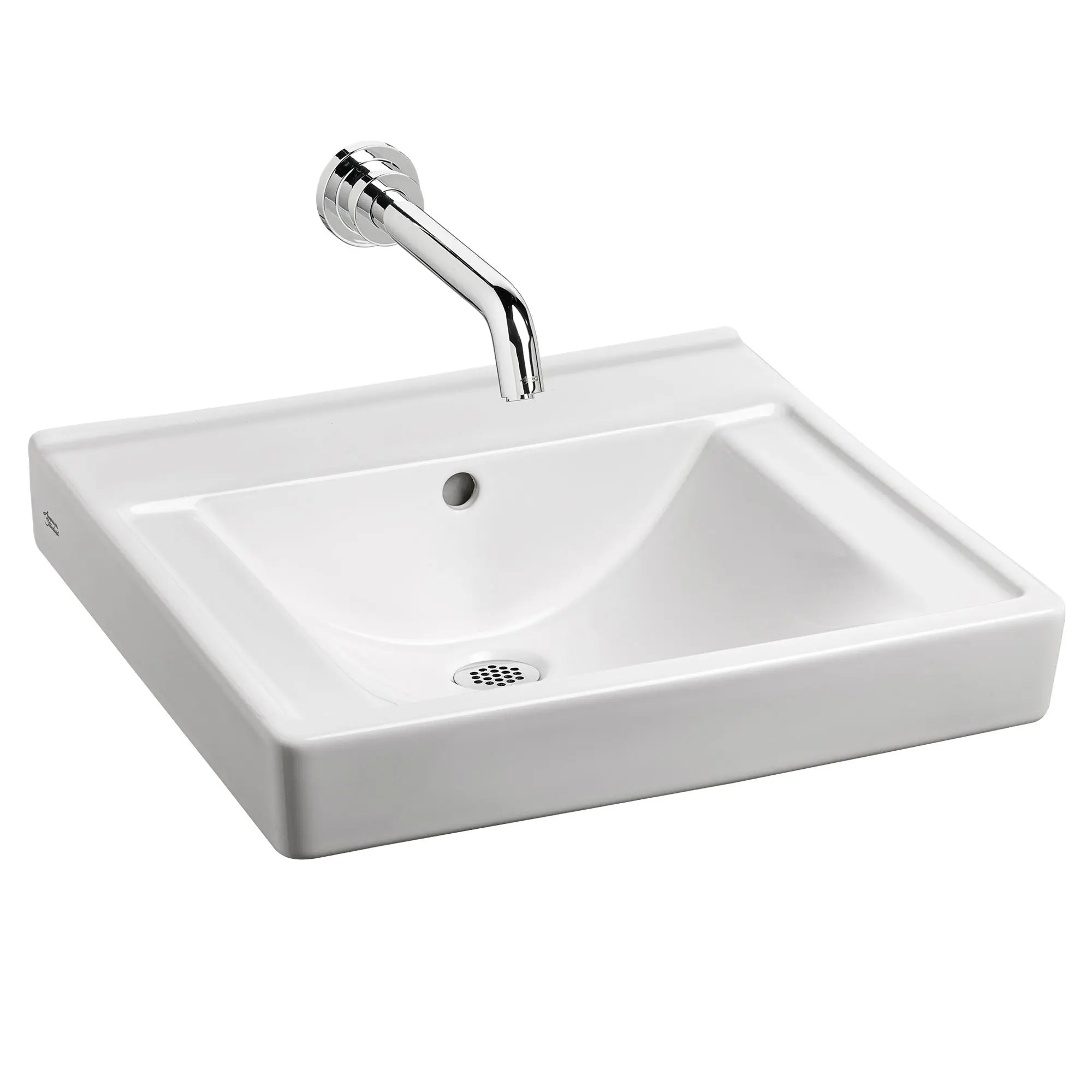 Serin® - à garniture murale sans contact, alimentation à pile, 0,5 gpm/1,9 L/min // CHROME POLI // 166694_P_T064355002_02_0_CDNwebp.webp