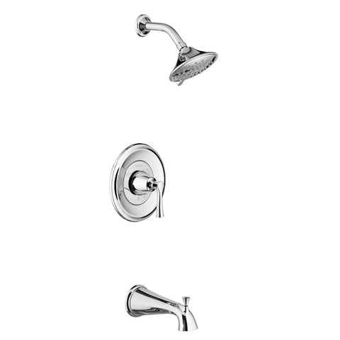 Estate® 2.5 GPM Baignoire and Garniture de douche avec 3-Function Pomme de douche et poignée à levier