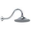 [1660680.002] 8-Inch 2.5 gpm/9.5 L/min Rain Showerhead - Polished Chrome
