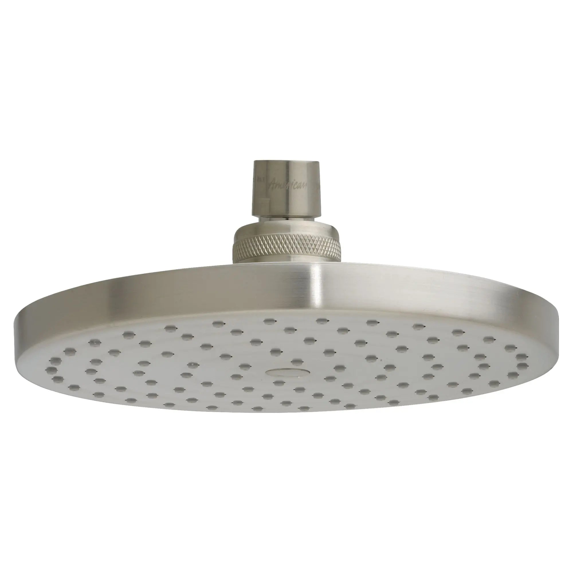 Pommeau de douche à effet pluie moderne de 6-3/4 po 2,5 gpm/9,5 L/min // BRUSHED NICKEL // 166767_P-1660681295_03_0_CDNwebp.webp