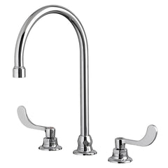 Monterrey® 8-Inch Widespread 8-inch Reach Gooseneck Faucet With Wrist Blade Handles 1.5 gpm/5.7 Lpm With Flexible Underbody // CHROME // 167149_6540278002_1_CDNwebp.webp