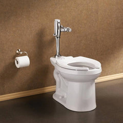 [3641001.020] Right Width® 1.28 – 1.6 gpf (4.8 – 6.0 Lpf) Chair Height Top Spud Elongated Bowl With Seat - White