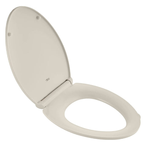 Siège pour toilette allongée VorMax® avec rebord CleanCurve®, style contemporain, à fermeture lente et détachement facile