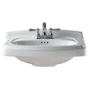 [0555104.020] Portsmouth® 4-Inch Centerset Pedestal Sink Top - White