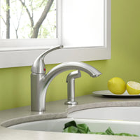 Quince® Single-Handle Kitchen Faucet 2.2 gpm/8.3 L/min With Side Spray // STAINLESS STL // 168081_4433001075_CDNwebp.webp
